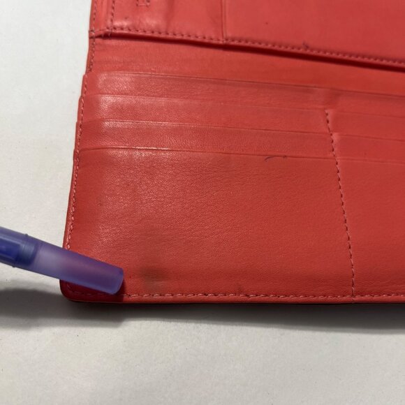 Marc By Marc Jacobs Burgundy Leather Trifold Wallet - Picture 9 of 15